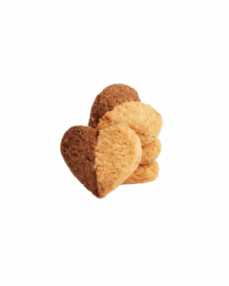 Cookies coeur vanille cacao uai - Le Biscuit