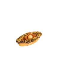 Tarte caramel noisette contour pistache uai - Le Biscuit